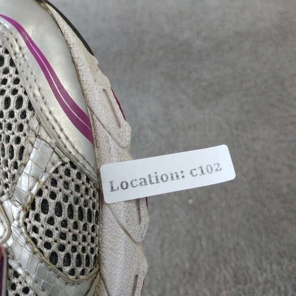 Mizuno Wave Alchemy 10 Womens Size 9 Running Shoes Low Top Silver Burgundy - Picture 11 of 11